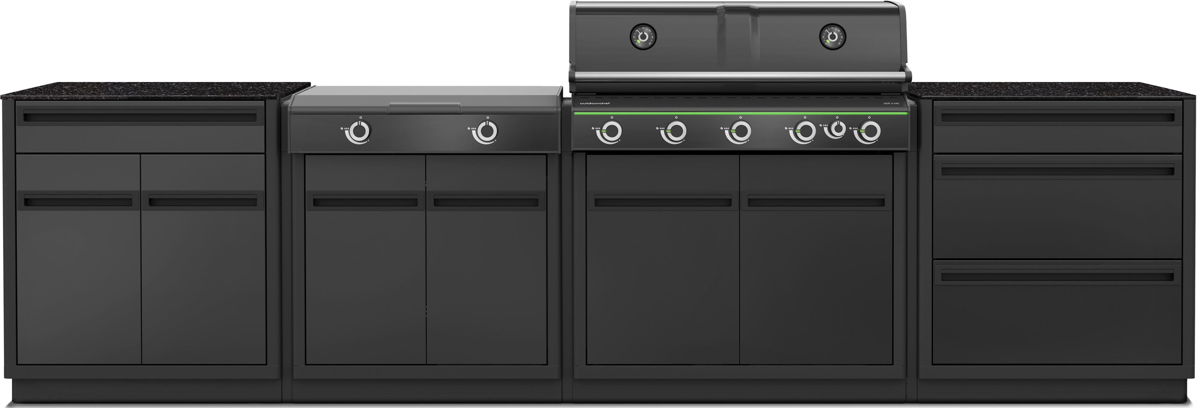 Outdoorchef Outdoorküche Heat X-515/245 Granit Arbeitsplatte 30 mbar Outdoorchef Outdoorküche Heat X-515/245 Granit Arbeitsplatte 30 mbar